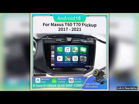 Android 15 WiFi 4G Carplay UTO Car Radio for Maxus T70 T60 MG Extender LDV D20 20192021 Navigation