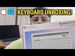 Portronics Bubble Dock Keyboard 🔥 | Best Bluetooth Keyboard for Multi-device Keyboard Compatible