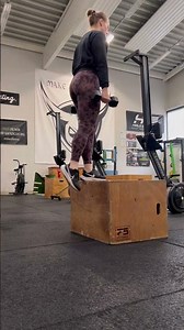 Single leg db box step up