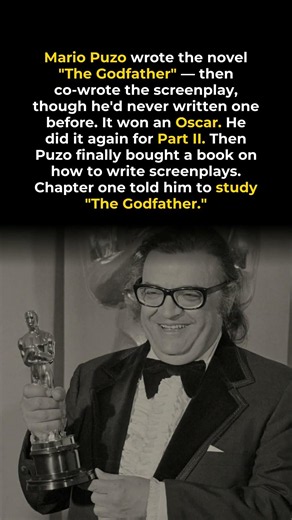 Mario Puzo Won Two Best-Screenplay Oscars With Zero Training 🎬🏆
