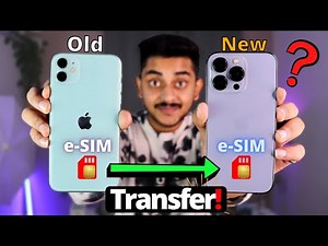 How to Transfer eSim from one iPhone to Another - iPhone 12 to iPhone 13 Pro | (Hindi)