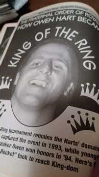 The Wrestler Novmber 1994 Close Up Part 2 Owen Hart King of the Ring Owen vs Brett & More