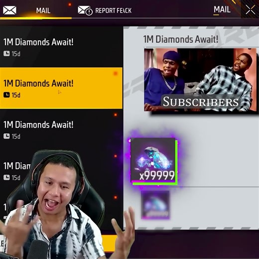 1 million diamond gift #tondegamerexposed #shortfeed #tondaegamer #tondegamer #ff #tgrnrz #freefire