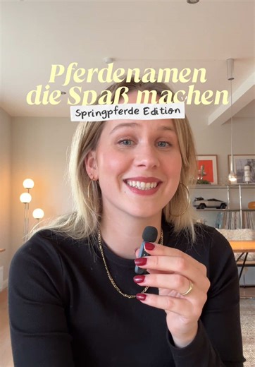 Spaßige Pferdenamen für Springpferde