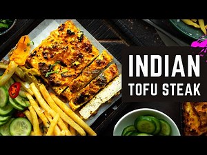 VEGAN STEAK?! Rub Indian lime pickle into tofu for a DELICIOUS vegan dinner 🌱