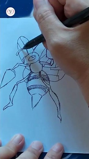 How to draw Beedrill | Pokemon #shorts #youtubeshorts #drawing