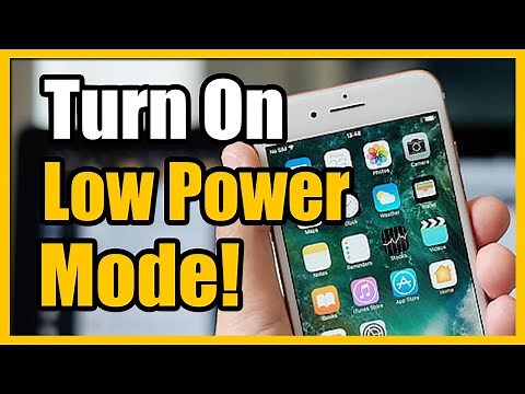 How to Turn on Low Power Mode on iPhone to save battery (Fast Tutorial)