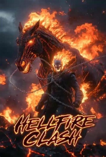 Ghost Rider faces the Hell Horse in its full demon form! #viral #trending #shorts