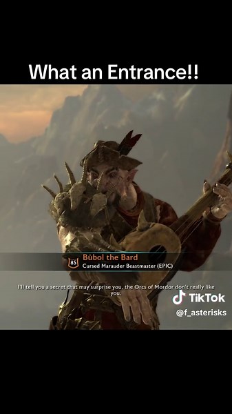 Stunning Orc Entrance in LOTR: Shadow of War