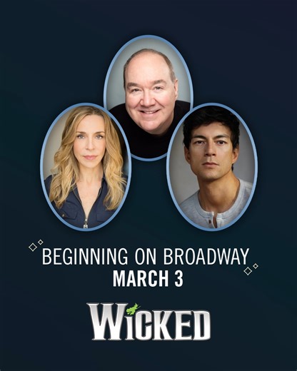 Oh, what a celebration we’ll have today! Join us in welcoming Ellen Harvey as Madame Morrible, Blake Hammond as The Wizard, and Carl Man as Fiyero starting March 3 on Broadway! WickedTheMusical.com | WICKED The Musical