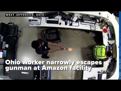 Worker narrowly escapes gunman at Amazon facility in West Jefferson, Ohio