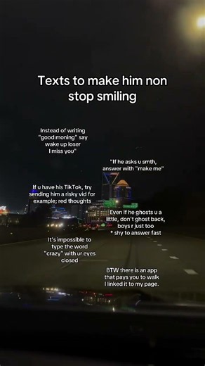 Texts to make him non stop smiling