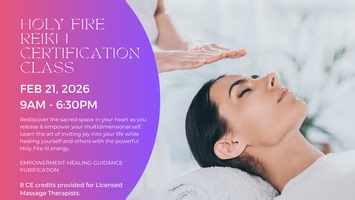 Holy Fire  III Reiki I Certification Class