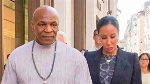 Mike Tyson looks in fighting shape aged 58 after being spotted with glam wife