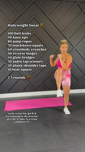 7-Day Free Trial, comment FIT and come workout with me! 💪🏼 I provide the perfect workout plan (only 30 minutes, 5x a week) to get you lean & fit! • daily home & gym plans 💪🏼 • new workouts uploaded every Sunday 💫 • weekly meal plans w/ shopping lists 🛒 • 1:1 messaging with me anytime 💬 Let’s go! Summer is coming 👀 let’s lock in! Comment FIT then check your DM’s! ⭐️try the 7-Day Free Trial OR get your first month for only $10 with code HALFOFF #fullbodyhiit #fullbodyworkout #bodyweight #s