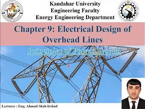 Power System Chapter 9: Electrical Design of Overhead Lines