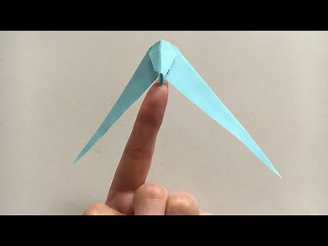How to Make a Magical Origami Balance Bird – Crafts for Kids