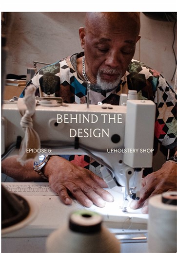 Episode 5: Behind The Design Meet Mike. A fellow Hackney OG who set up on Calvert Avenue in 1981 and has been upholstering there since. A master to many, but legend to all. #houseofhackney #behindthescene #decor #interiordesign