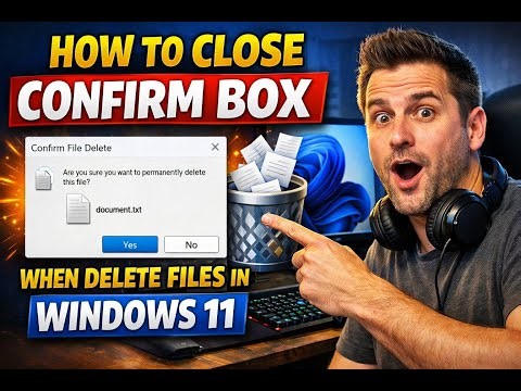 របៀបលុបFileដោយមិនបាច់ចុចConfirmម្ដងទៀត | How to Delete File without Confirm Box | EPS35