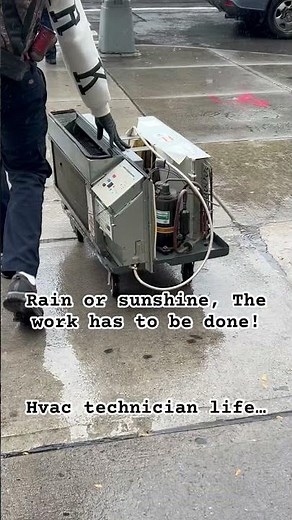 HVAC | PTAC AIR CONDITIONER MAINTENANCE #ptac #airconditioner #tech #hvaclife #tech #ac #rain #work