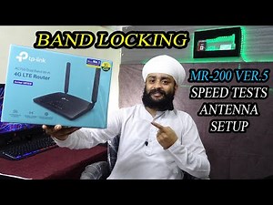 Tplink MR200 Dual Band WIFI 3g 4g lte | Best 4g Dual Band 5Ghz Wifi Router with Lan band Lock MR200