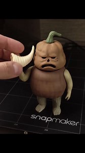 Old Pumpkin Man 🎃💀 printed by bigovereasy on Snapmaker 2.0 A350T Old Pumpkin Man is a character in chapter 2 "Hard Times at the Huskin' Bee." Download the link in the comment section. #3dprinting #halloween #SnapmakerShowcase | Snapmaker