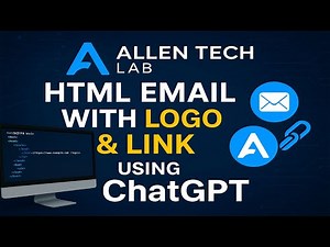 How to Use ChatGPT to Create an HTML Email with Logo & Link (Step-by-Step Tutorial)