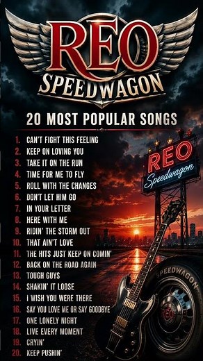 What's Your Favorite REO Speedwagon Song? | Classic Rock🎸#shortmusicclips #music