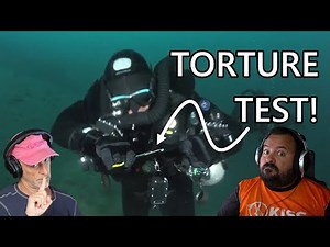 Divers React to Rebreather Destruction Challenge