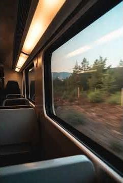 Inside a Moving Train 🚆 Calm Travel Loop
