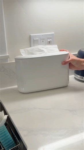 https://amzn.to/48kRwfh Quick cleanup made even quicker with this easy-use paper towel dispenser 🧻👌 | Blossom