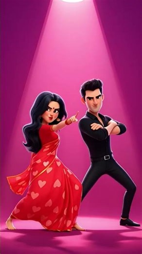 Epic South Indian Dance Loop Viral Pixar-Style Animation #viral #shorts #dance