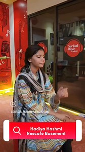 186 reactions · 24 comments | Our Star  Hadiya Hashmi From Nescafe Basement with her vocal coach @zia_ul_haq1     Book Your Online 1 on 1 Classes Contact: +92 313 4346733 | Surtaal Music Academy | Facebook