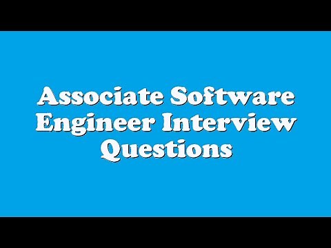 Associate Software Engineer Interview Questions