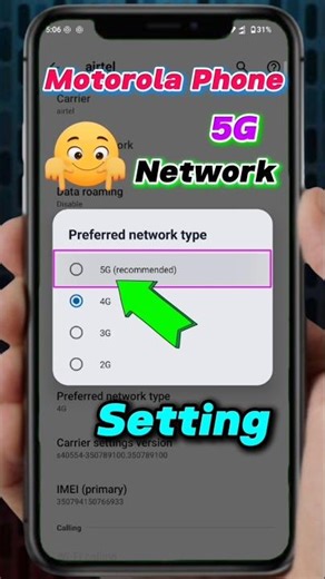 Motorola Phone 5G Network Settings | How to Activate 5G Network in Motorola Phone 5G Mobile #shorts
