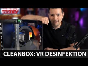 CLEANBOX - UV Desinfektion für VR Brillen im öffentlichen Einsatz (Arcades, Messen, etc.)