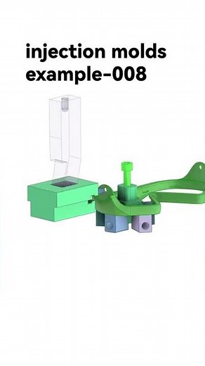 Injection mold design animation-008