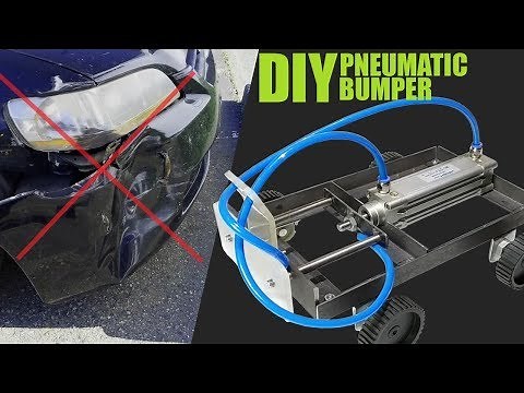 How to Make Air Powered Pneumatic Vehicle Bumper Mechanical Pneumatic Project