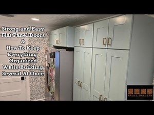 Strong And Easy Flat Panel Doors & How To Keep Everything Organized While Building Several At Once