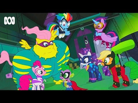 The Man Six become comic book superheroes! 🦸‍♀️| My Little Pony: Friendship is Magic | ABC Big Kids