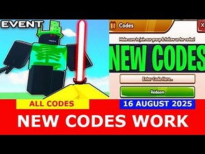 *NEW UPDATE CODES* [CLASSIC EVENT] Saber Simulator ROBLOX | ALL CODES | 08/16/2025