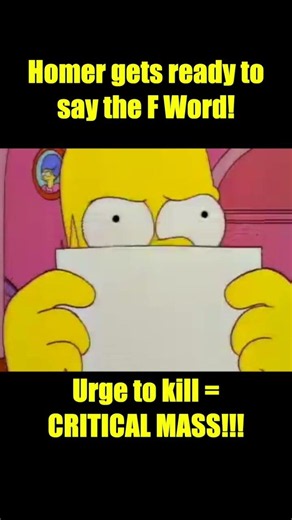 Homer Simpson says FAHHH!!! out Loud. The Neighbors React