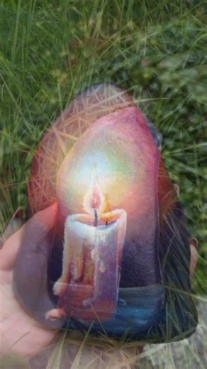 ✨ DIY Rock Painting | Easy & Creative Art Idea 🎨.