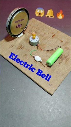 How to make electric Bell 🔔#shorts #science #viral
