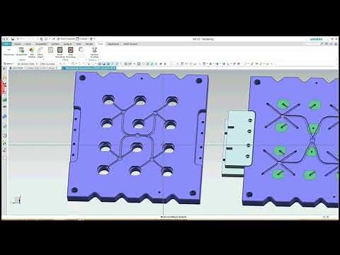 12 Cavity runner layout, Runner layout, Injection runner layout injection mold how cavity runner