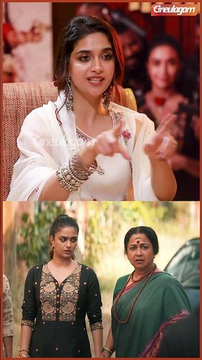 😄 #radhika mam சொல்ற Dialogue நான் சும்மா சொன்னது - #keerthysuresh #revolverrita