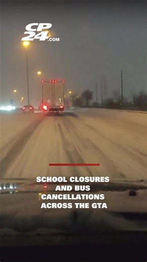 Winter Storm Leads to School Closures in Toronto