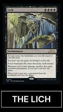 Lich EDH Deck, Become a Lich in Commander! #edh #mtg #commander #lich #magic #howtobuild #decktech
