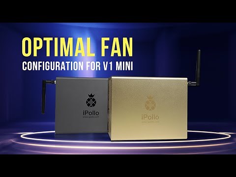 [iPollo] Quiet Home Miner! What's the optimal Fan Configuration for V1 mini?