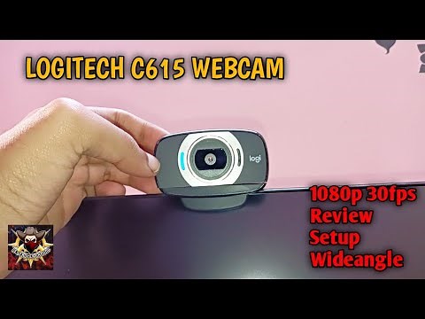 How to connect camera to PC, Unboxing, and review Of LOGITECH C615 1080p 30fps Camera, Quality Tests